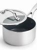 Valencia Pro Stainless Saucepan with Lid, 1.66 Qt. Green Pan