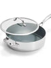 Valencia Pro Stainless Steel Sauté Pan Green Pan