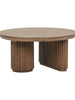 Vander Solid Wood Round Coffee Table Classic Home