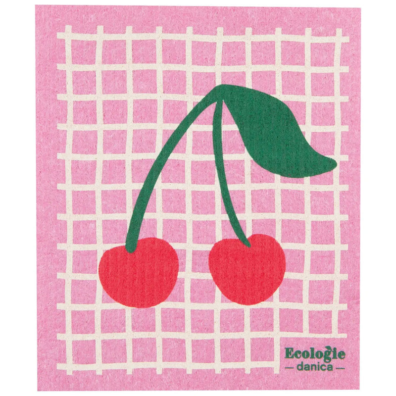 Very Cherry Swedish Dishcloth Ecologie