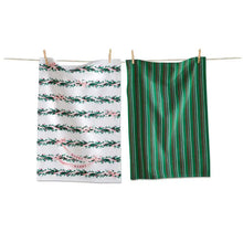 Very Merry Garland Dishtowel, Set of 2 TAG