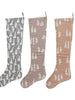 Voile Stocking with Hand-Embroidered Kantha Stitch, 3 Styles ©