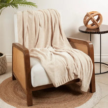 Warmth of Chenille Knit Throw Saro Lifestyle