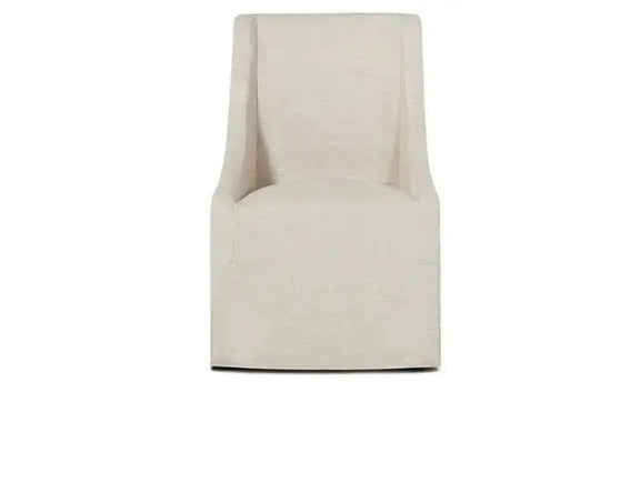 Warwick Upholstered Rolling Dining Chair Classic Home