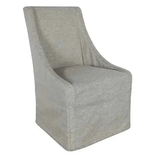 Warwick Upholstered Rolling Dining Chair Classic Home