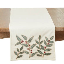 Whimsical Holly Vine Table Runner Saro Lifestyle