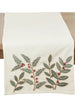 Whimsical Holly Vine Table Runner Saro Lifestyle
