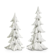 White Carved Holiday Trees Raz Imports