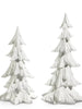 White Carved Holiday Trees Raz Imports