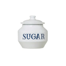 Enameled Canister - "Sugar" - Greenhouse Home