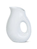 Whiteware Oval Pitcher Large - Greenhouse Home