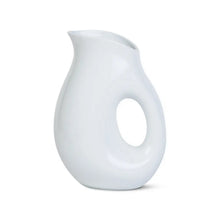 Whiteware Oval Pitcher Small - Greenhouse Home