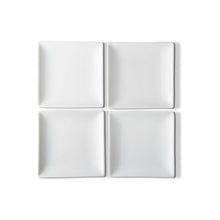 Whiteware Square Plate - Greenhouse Home