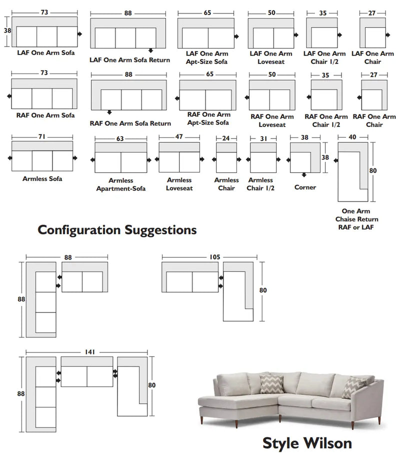 Wilson Sectional Stylus