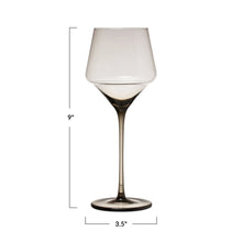 Wine Glass, Smoke Color Bloomingville