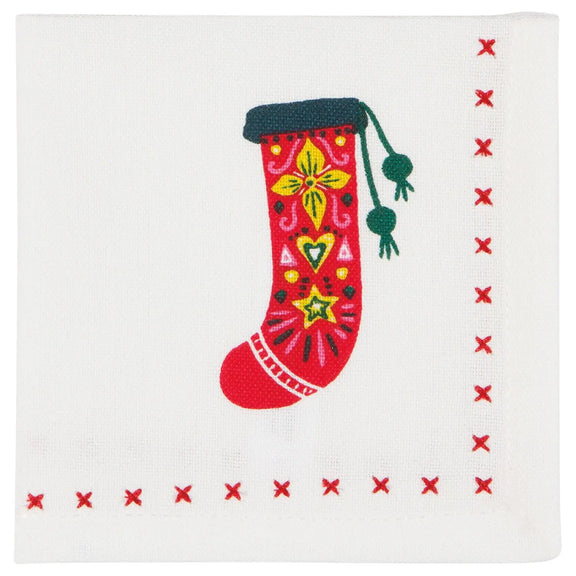 Winter Woolens Cocktail Napkin Danica Jubilee