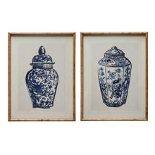 Wood Framed Glass Art with Cachepot, 2 Styles, [product_price]- Greenhouse Home