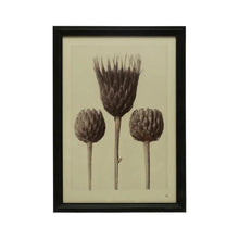 Wood Framed Glass Wall Décor w/ Artichokes, [product_price]- Greenhouse Home