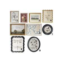Wood Framed Glass Wall Décor with Landscapes, Botanicals + Insect Prints Greenhouse Home