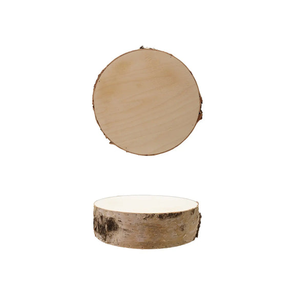 Wood Slice, Natural (Each One Will Vary)