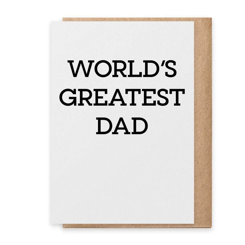 World's Greatest Dad - Greeting Card, [product_price]- Greenhouse Home