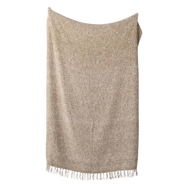 Woven Acrylic Throw with Fringe Greenhouse Home