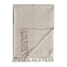 Woven Cotton Chenille Throw with Fringe Greenhouse Home
