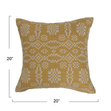 Woven Cotton Jacquard Pillow, [product_price]- Greenhouse Home