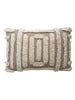 Woven Cotton Lumbar Pillow - Greenhouse Home