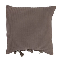 Woven Cotton Pillow w/ Tassel Ties Greenhouse Home