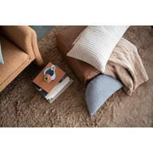 Woven Cotton Slub Half Circle Pillow, Grey, [product_price]- Greenhouse Home