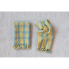 Woven Cotton and Linen Tea Towels with Fringe, 2 Styles Greenhouse Home