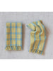 Woven Cotton and Linen Tea Towels with Fringe, 2 Styles Greenhouse Home