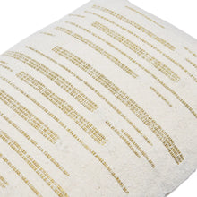 Woven Lumbar Throw Pillow w/Gold Embroidery, [product_price]- Greenhouse Home