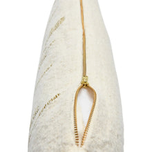 Woven Lumbar Throw Pillow w/Gold Embroidery, [product_price]- Greenhouse Home