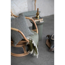 Woven Throw Pillow w/ Diamond Pattern, [product_price]- Greenhouse Home