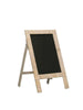 Wrapped Rattan + Wood Chalkboard Easel - Greenhouse Home