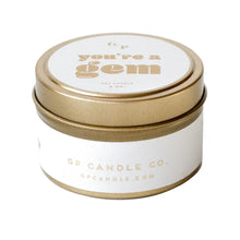 You're A Gem Just Because 4 oz. Candle Tin, [product_price]- Greenhouse Home
