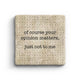 Your Opinion - Marble Coaster, [product_price]- Greenhouse Home