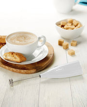 Zyliss Handheld Electric Milk Frother White DKHB [Zyliss, Cole & Mason, Swissmar, AdHoc, Ken Hom]