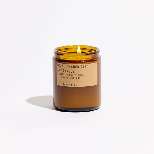 Golden Coast Glass Jar Soy Candle