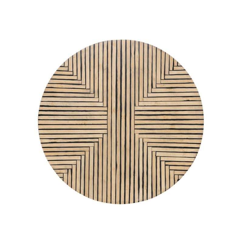 Lazy Susan w/ Geometric Stripes