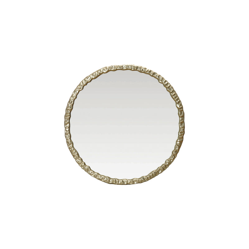 Textured Gold Wall Mirror