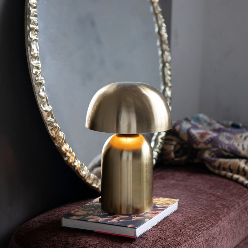 Textured Gold Wall Mirror