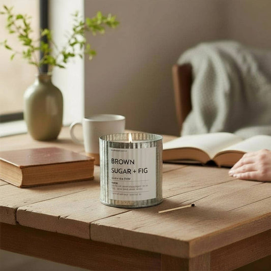Brown Sugar + Fig Wood Wick Candle