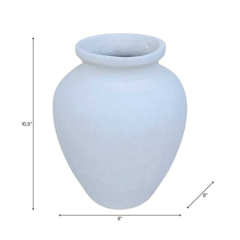 Ivory Paper Mache Traditional Jug