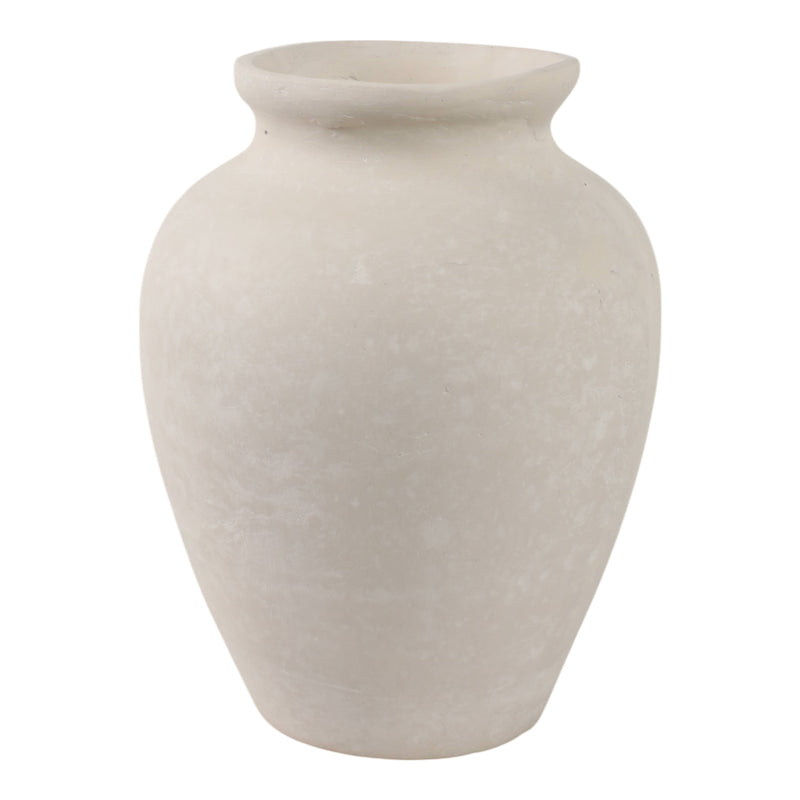 Ivory Paper Mache Traditional Jug