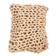 Textured Chunky Knit Cozy Throw: Natural / 50"x60"