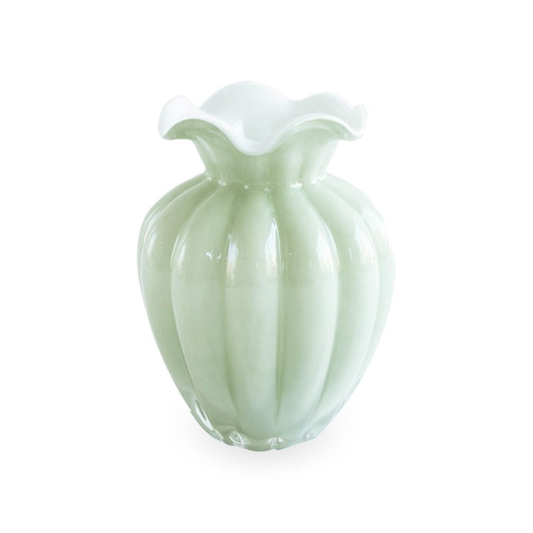 GLASS Vento Medium Vase (Pistachio)