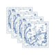 LINENS Chinoiserie Napkins 20 x 20 Set of 4 (Blue and White)